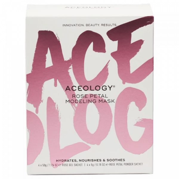 Aceology Rose Petal Modeling Mask 4 Pack